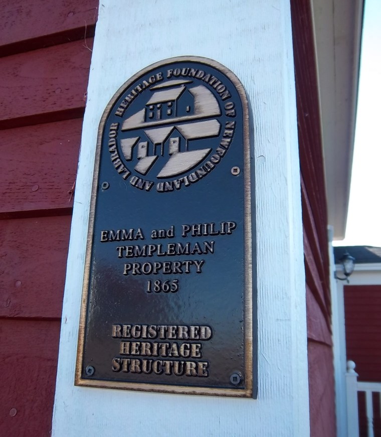 templeman house plaque