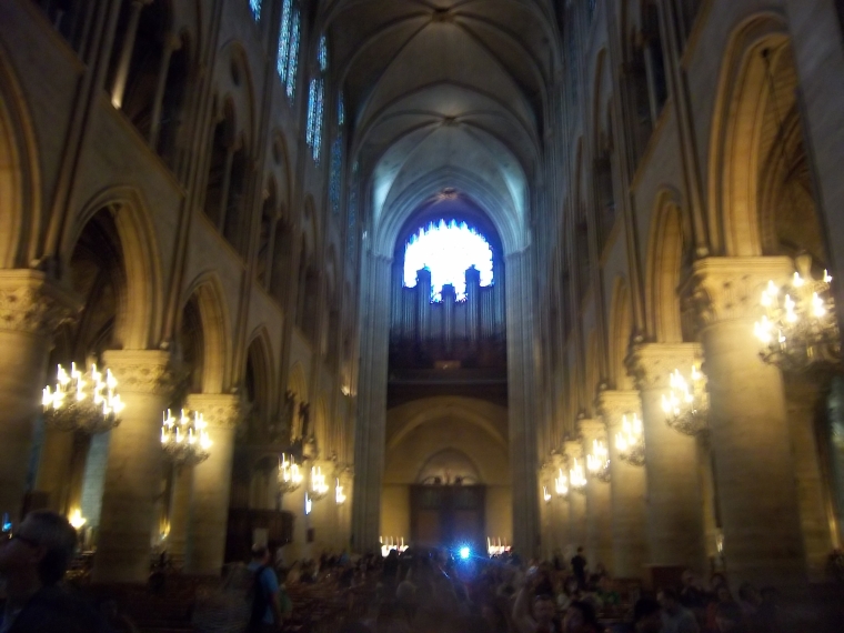 Inside Cathedral - Paris
