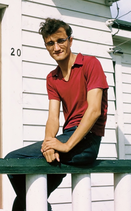 Dad at age 21 on Albany Street, St. John's (1955)
