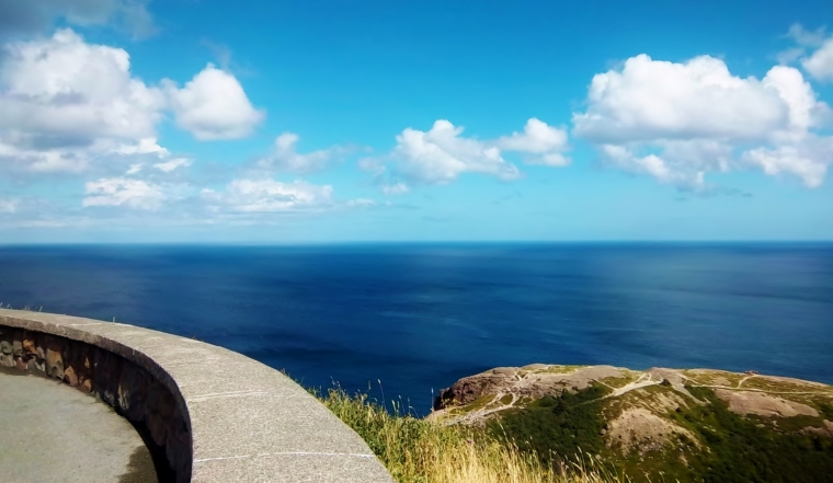 Beautiful view from Signal Hill, St. John's