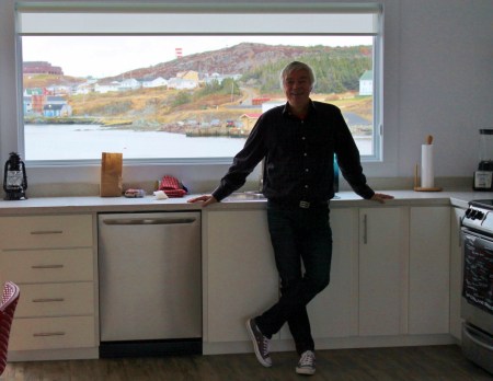 His work finished, for now, on the new winery, my guy is ready to go.